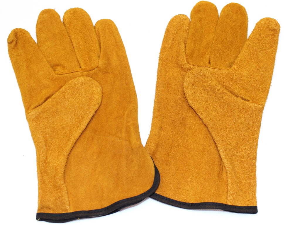 Перчатки спилковые желтые ДРАЙВЕР б/п (ДОКА) (RX 5003,10 АВ)