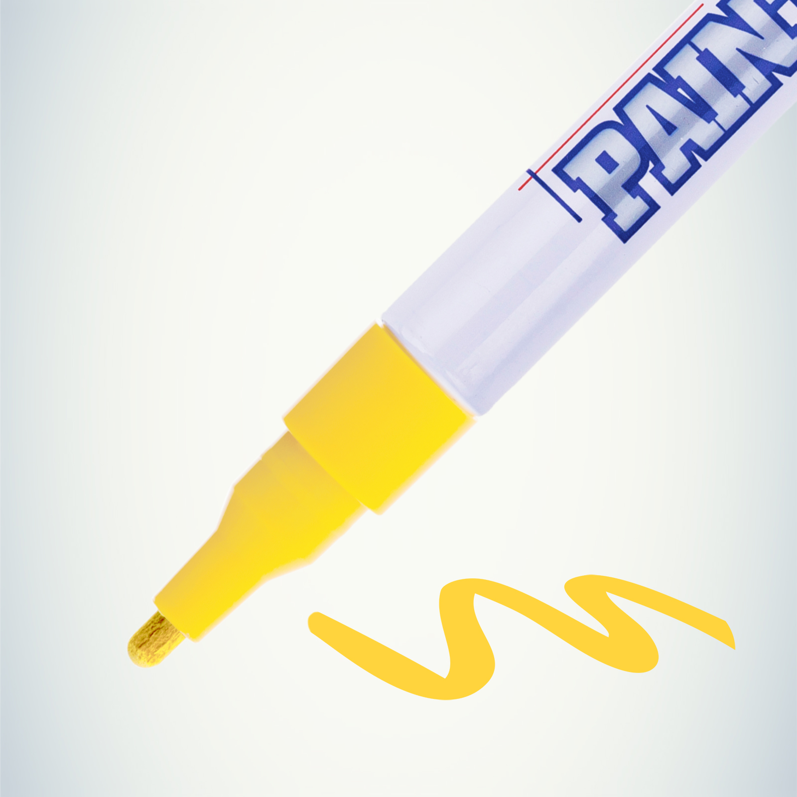 Маркер-краска MunHwa "Slim" жёлтая, 2мм, нитро-основа SPM-08 (уп.12шт) 207867