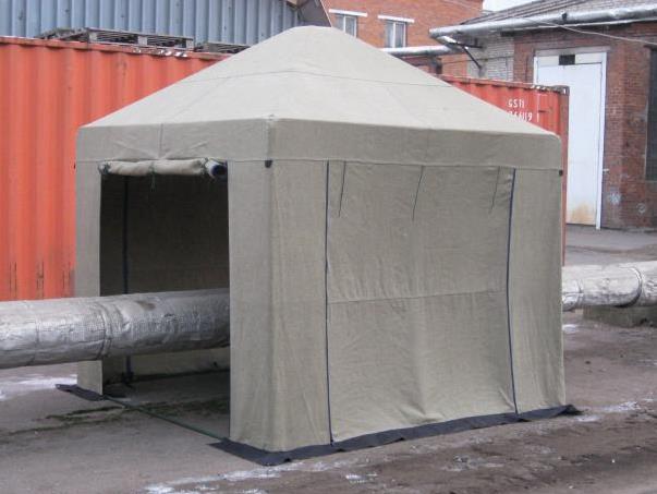 Палатка сварщика 2,5х2,5м брезент с усиленным каркасом