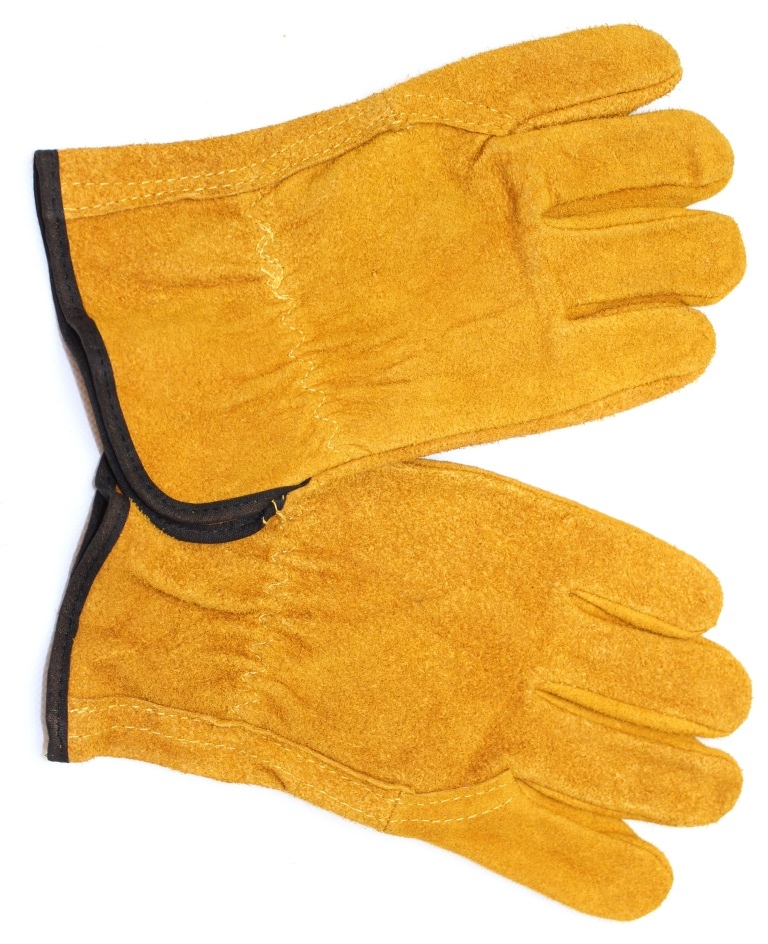 Перчатки спилковые желтые ДРАЙВЕР б/п (ДОКА) (RX 5003,10 АВ)